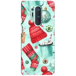 Чехол Санта Клаус для OnePlus 8 Pro (Одежда)