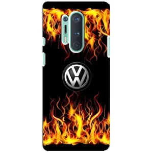 Чохол "Фольксваген" для OnePlus 8 Pro (Вогняний Лого)