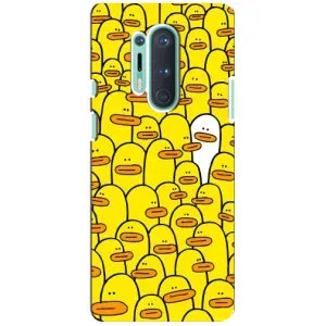 Силиконовый бампер с картинкой животных для OnePlus 8 Pro (Особенный)