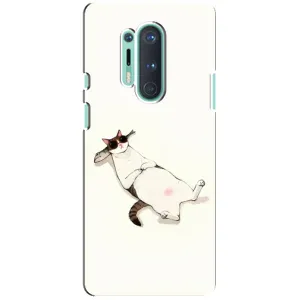Чехол на тематику: Коты для OnePlus 8 Pro (Отдых)
