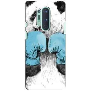 Чехлы с Пандами на OnePlus 8 Pro (Панда боксер)