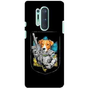 Чехол с принтом для OnePlus 8 Pro (Патрон Воин)