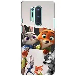 Силиконовый чехол с принтом Зоотрополіс для OnePlus 8 Pro