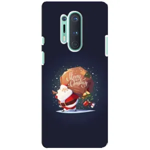 Чехол Санта Клаус для OnePlus 8 Pro (Подарки от Санты)