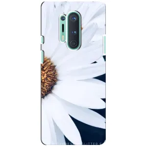 Чохол з ромашками на OnePlus 8 Pro (Пів ромашки)
