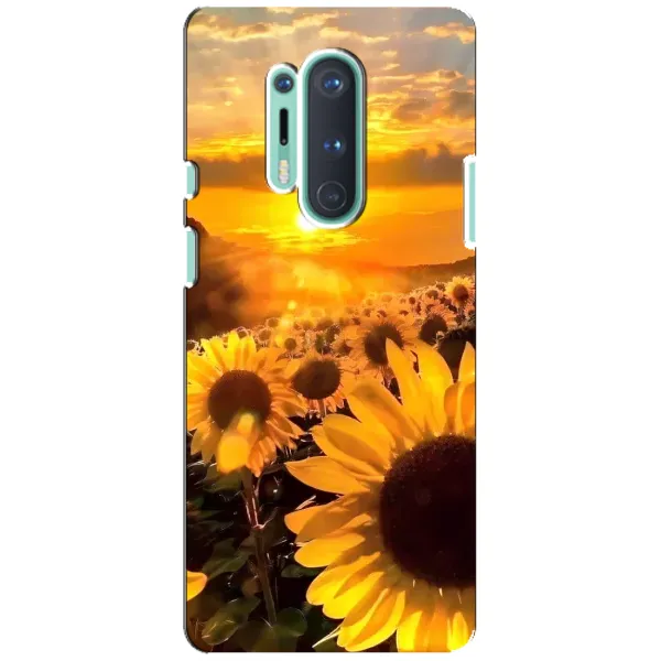Чехол с рисунком «поле подсолнухов» для OnePlus 8 Pro