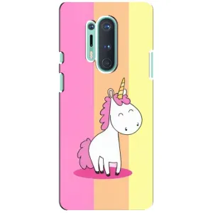 Чехол Unicorn на OnePlus 8 Pro (Радужный Единорог)