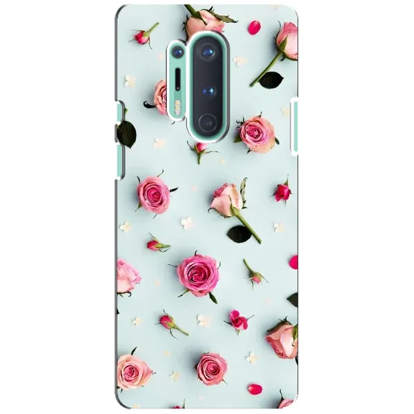 Чехол с рисунком «Разные цветы» для OnePlus 8 Pro Чехол с рисунком «Разные цветы» для OnePlus 8 Pro