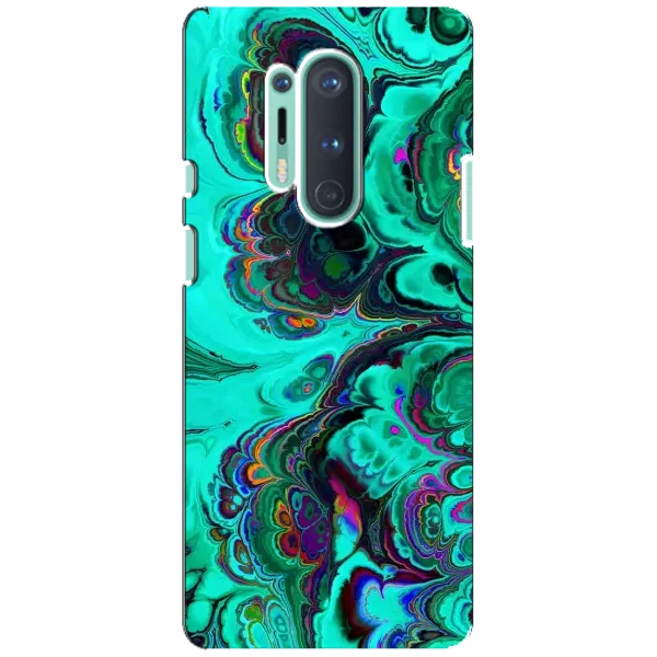Чехол с рисунком «Салатный мрамор» для OnePlus 8 Pro Чехол с рисунком «Салатный мрамор» для OnePlus 8 Pro