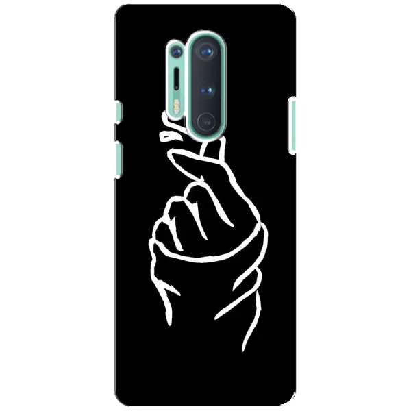 Чехол с рисунком «Сердце на черном» для OnePlus 8 Pro Чехол с рисунком «Сердце на черном» для OnePlus 8 Pro