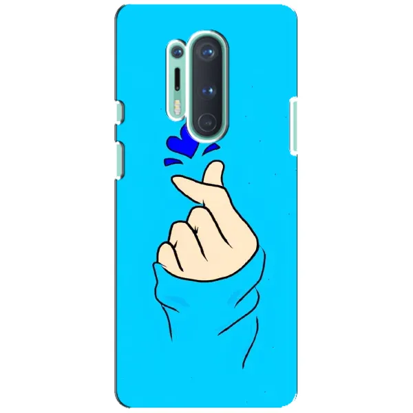 Чехол с рисунком «Сердце на синем» для OnePlus 8 Pro Чехол с рисунком «Сердце на синем» для OnePlus 8 Pro