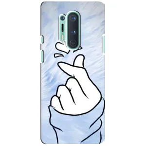 Чехлы (Знак сердечка) на OnePlus 8 Pro (Сердечка знак)