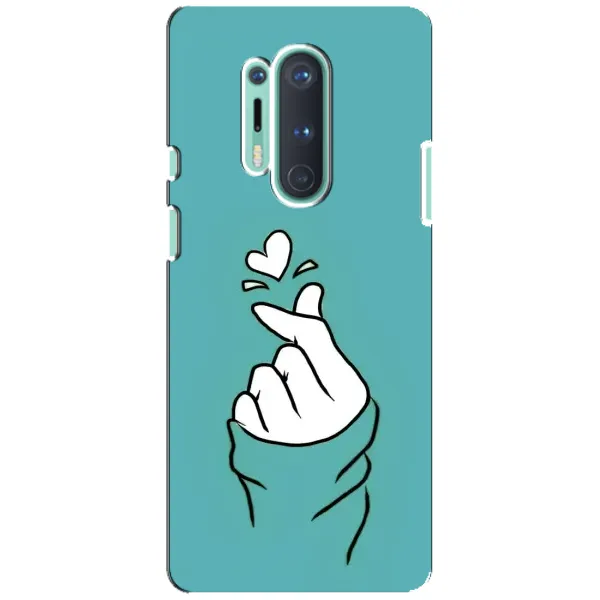 Чехол с рисунком «Сердечко на бирюзовом» для OnePlus 8 Pro Чехол с рисунком «Сердечко на бирюзовом» для OnePlus 8 Pro