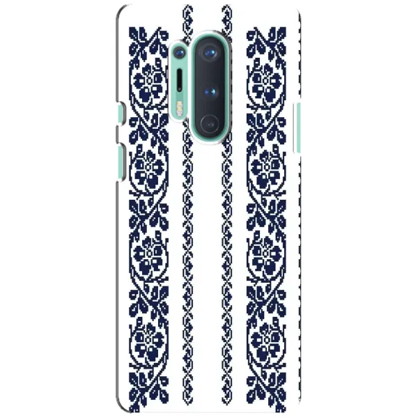 Чехол с рисунком «Синяя вышиванка» для OnePlus 8 Pro Чехол с рисунком «Синяя вышиванка» для OnePlus 8 Pro