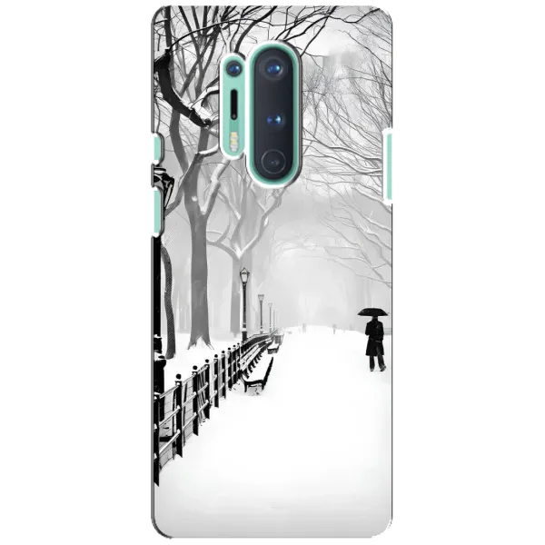 Чехол с рисунком «Снегом замело» для OnePlus 8 Pro Чехол с рисунком «Снегом замело» для OnePlus 8 Pro