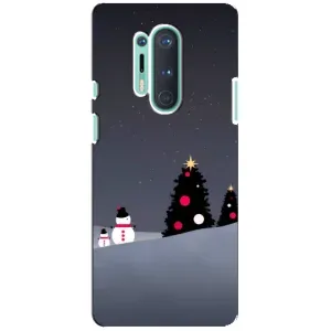 Чохли на Новий Рік OnePlus 8 Pro (Сніговички)