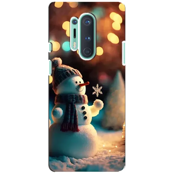 Чехол с рисунком «Снеговик праздничный» для OnePlus 8 Pro Чехол с рисунком «Снеговик праздничный» для OnePlus 8 Pro