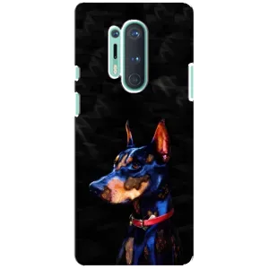 Бампер для OnePlus 8 Pro с картинкой "Песики" (Собака Мопс)