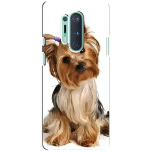Чехол (ТПУ) Милые собачки для OnePlus 8 Pro (Собака Терьер)