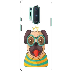 Бампер для OnePlus 8 Pro с картинкой "Песики" (Собака Король)