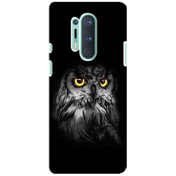 Чехол с рисунком «Сова на чёрном» для OnePlus 8 Pro Чехол с рисунком «Сова на чёрном» для OnePlus 8 Pro
