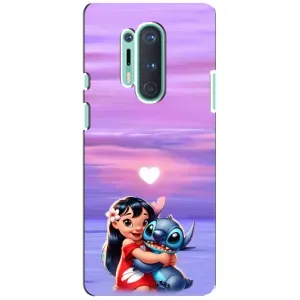 Чехол с рисунком «Стич и Лило» для OnePlus 8 Pro
