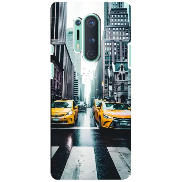 Чехол с рисунком «Такси» для OnePlus 8 Pro