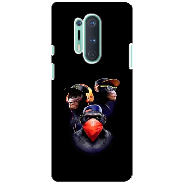 Чехол с рисунком «Три обезьяны» для OnePlus 8 Pro Чехол с рисунком «Три обезьяны» для OnePlus 8 Pro
