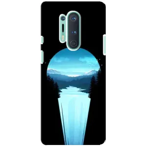 Летний Чехол на OnePlus 8 Pro (Синий Водопад)