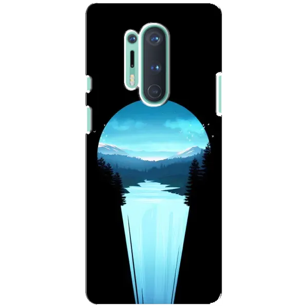Чехол с рисунком «Синий Водопад» для OnePlus 8 Pro