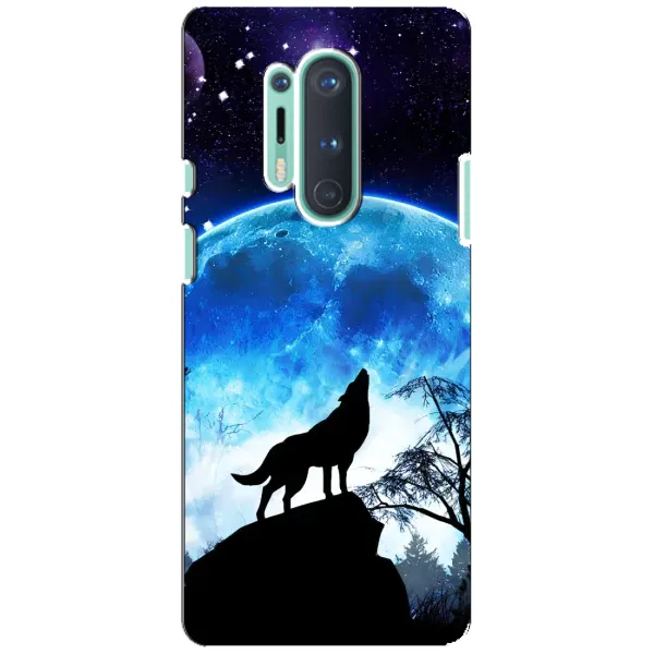 Чехол с рисунком «Воет на луну» для OnePlus 8 Pro Чехол с рисунком «Воет на луну» для OnePlus 8 Pro