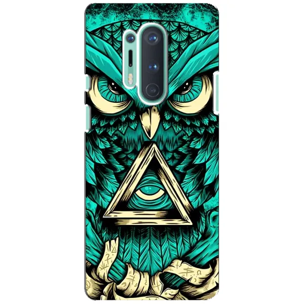 Чехол с рисунком «Зеленая сова» для OnePlus 8 Pro Чехол с рисунком «Зеленая сова» для OnePlus 8 Pro
