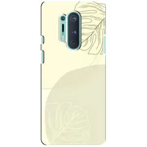 Чохол квітковий дизайн для OnePlus 8 Pro (Зелений фон)