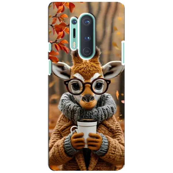Чехол с рисунком «Жираф с кофе» для OnePlus 8 Pro Чехол с рисунком «Жираф с кофе» для OnePlus 8 Pro