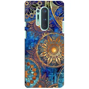 Чехол с рисунком «Золотые узоры» для OnePlus 8 Pro