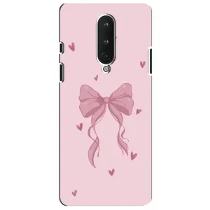 Чохол з малюнком «Бант на рожевому» для OnePlus 8