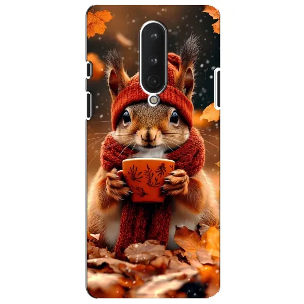 Чехол с рисунком «Белка с кофе» для OnePlus 8 Чехол с рисунком «Белка с кофе» для OnePlus 8