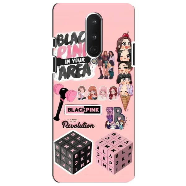 Чехол с рисунком «BLACK PINK коллаж» для OnePlus 8