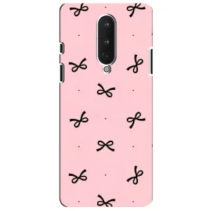 Чохол з малюнком «Чорні бантики» для OnePlus 8