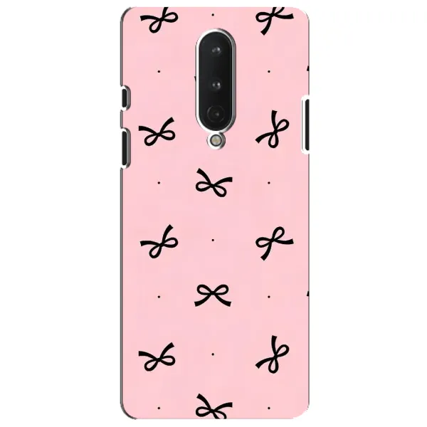 Чохол з малюнком «Чорні бантики» для OnePlus 8 Чохол з малюнком «Чорні бантики» для OnePlus 8