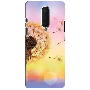 Силиконовый Чехол с одуванчиками на OnePlus 8 (Цветок-одуванчик)