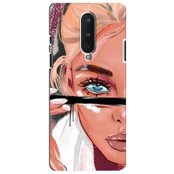 Чехол с рисунком «Девушка и ресницы» для OnePlus 8 Чехол с рисунком «Девушка и ресницы» для OnePlus 8