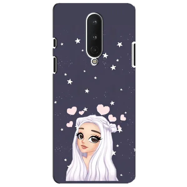Чохол з малюнком «Дівчина та серця» для OnePlus 8