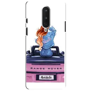 Силіконовый Чохол на OnePlus 8 з картинкой Модных девушек (Дівчина на машині)