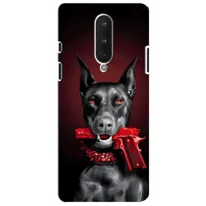 Чехол с рисунком «Доберман злой» для OnePlus 8