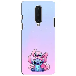 Чехол с рисунком «Энджл и Стич» для OnePlus 8