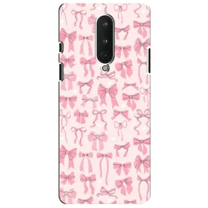 Чохол з малюнком «Фон бантики» для OnePlus 8