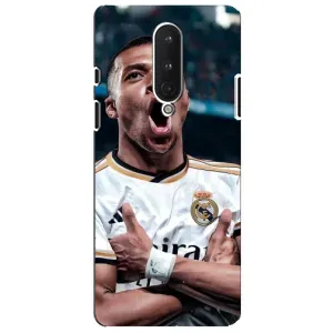 Чехол (TPU) с Футболистом на OnePlus 8 (Гол Мбаппе)