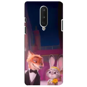 Силиконовый чехол с принтом Зоотрополіс для OnePlus 8 (Главные герои)