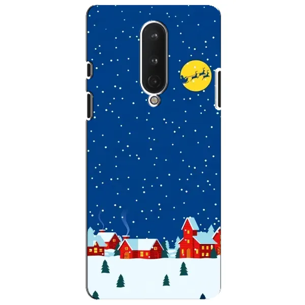 Чехол с рисунком «Город в снегу» для OnePlus 8 Чехол с рисунком «Город в снегу» для OnePlus 8